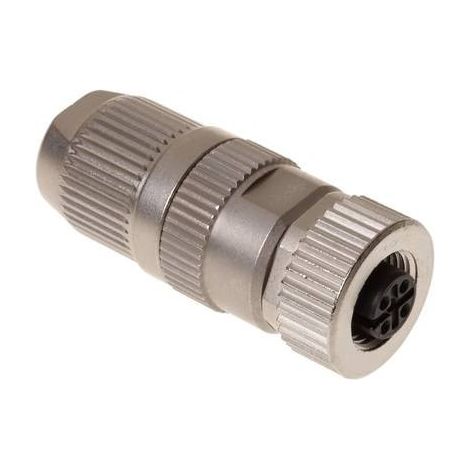 Harting 21 03 221 2405 Connettore non confezionato per sensore o attuatore M12 Presa dritta Numero di poli: 4 1 pz. (1/2)