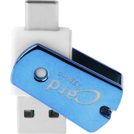 Lecteur de cartes mémoire USB OTG, adaptateur USB 3.1 Type C vers lecteur de cartes Micro SD TF (1/5)