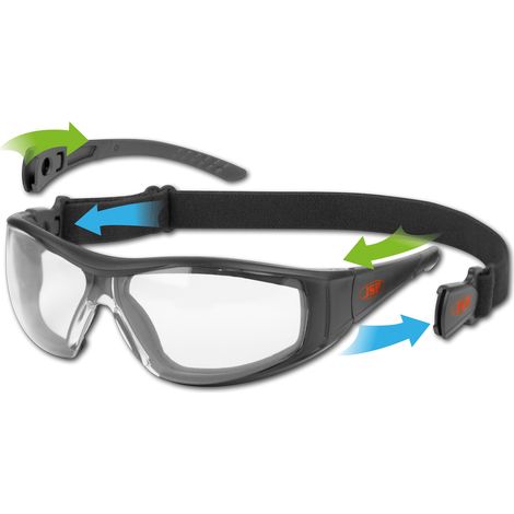 Lunette de sécurité anti-buée anti-rayures Stealth™ Hybrid avec bandeau
