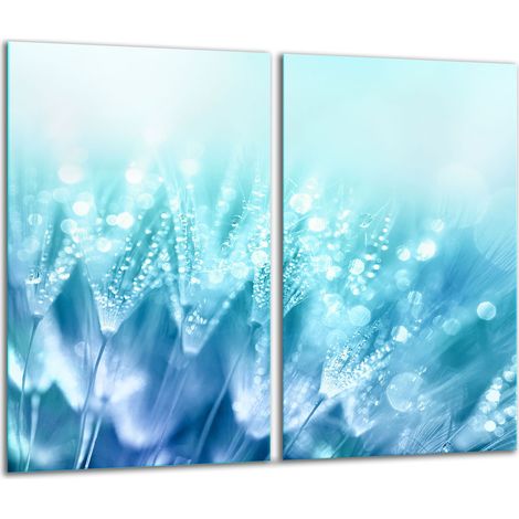 Schneidebrett aus Glas, 2 x 30 x 52 cm, Blumen (1/5)