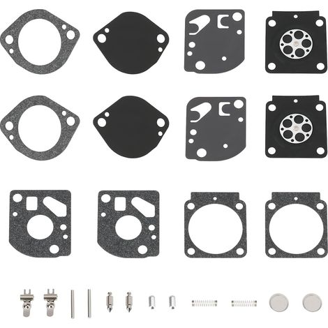 Kit di riparazione carburatore (2x) compatibile con soffiatori Stihl BR500, compatibile con kit guarnizione diaframma ZAMA RB-134 (1/5)