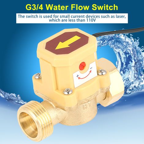 Pumpendruck- und Wasserdurchflusssensor, G3/4-Gewinde, 0,6 MPa (1/5)