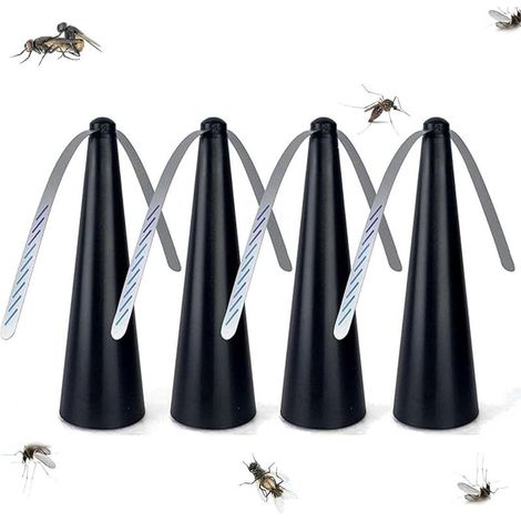 Lotto di 4 ventole repellenti per uso all'aperto, piscina all'uso o all'interno del tavolo, ventilatori, anti-mosche per le tabelle per la terrazza per tenere le mosche e gli insetti (1/5)