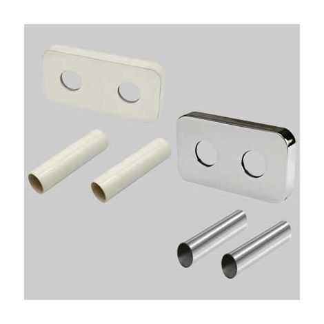 KIT COPRITUBO RETTANGOLARE - Cromo