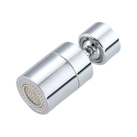 360 Degrés Aérateur de Robinet , 2 Modes Embout Robinet Cuisine Réglable pour Cuisine Salle De Bain,