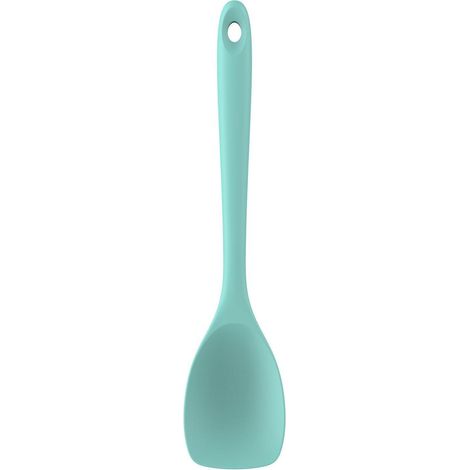 Silikon Kochlöffel Spatel 315°C hitzebeständig Aqua Sky, 28cm