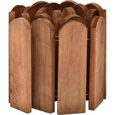 Rouleau de bordure Marron 120 cm Bois de pin imprégné CFW392525 (1/5)