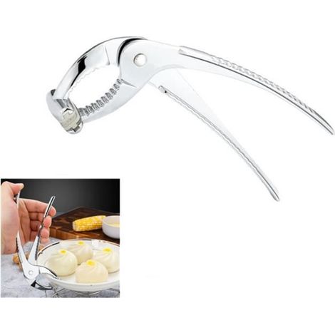 1 pièce Pince à aliments, acier inoxydable, ergonomique et antidérapante, résistante à la chaleur, pour cuisine professionnelle et domestique (1/4)