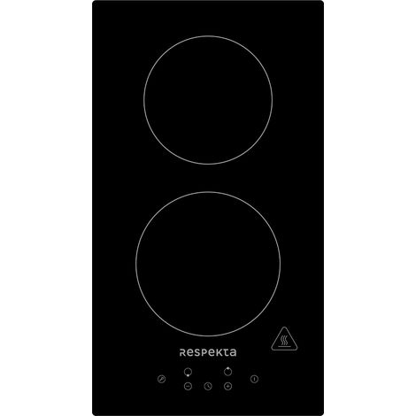 Table de cuisson autarcique Domino Table de cuisson à induction Touch 2 plaques sans cadre Respekta