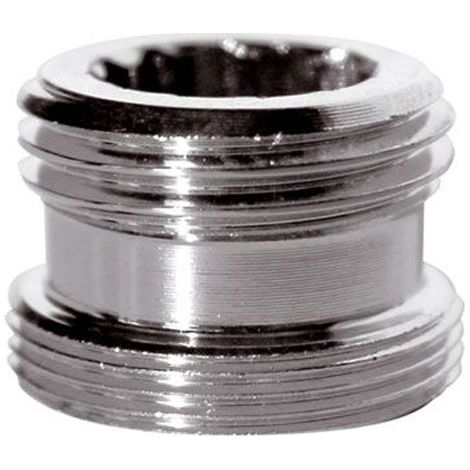 Reducción de aireador de latón cromado M22 GZx1/2" GZ