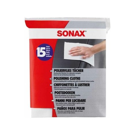 Sonax - 15 paños de pulido: perfectos para los detalles