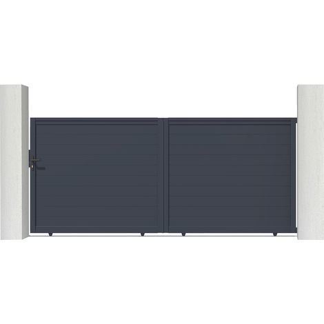 Puerta corredera de aluminio soldado 4m EIGER 400 x 180 cm
