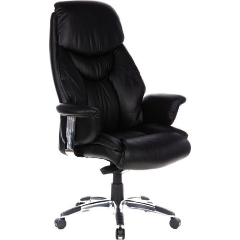 [GEBRAUCHT] B-Ware hjh OFFICE Bürostuhl Chefsessel PRADO Kunstleder schwarz Paket 2 Stuhl Sessel (1/2)