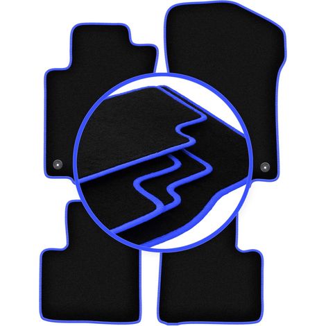 Carlux-blaue Automatten für: Mercedes ML W164 SUV (2005-2011) (1/5)
