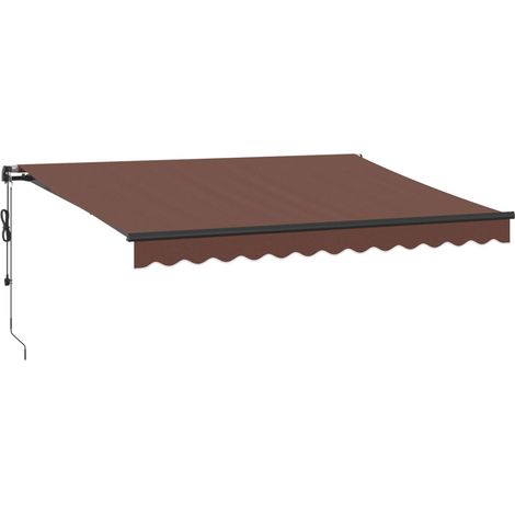 Maison Exclusive - Markise Automatisch Braun 350x250 cm