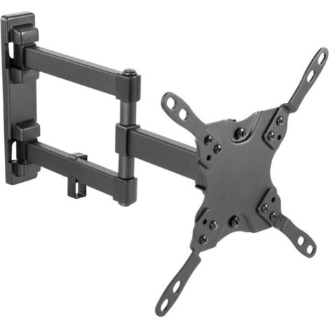 Porta TV con braccio 13-42" doppio GSC - Nero