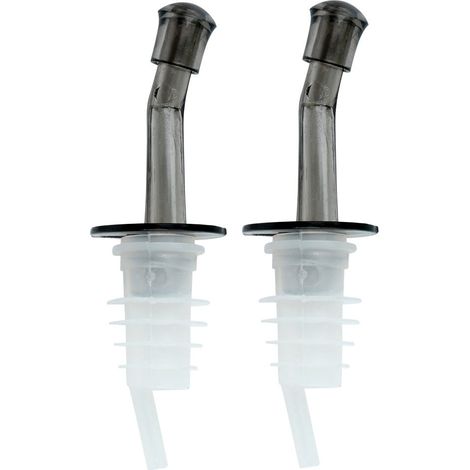 Dispenser per bottiglie, versatore per alcol e olio, tappo in acciaio, 2 pezzi (1/5)