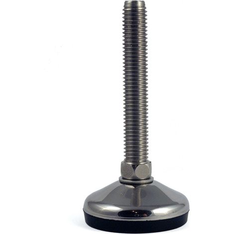 Pied réglable RS PRO Diam 50mm M16 x 150mm capacitéx 400kg ( Prix pour 1 )