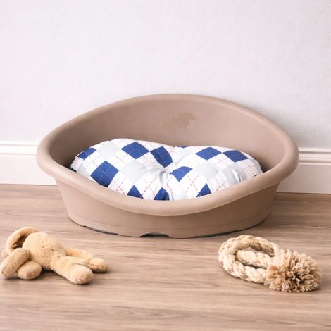 Coussin pour corbeille de chien - Confort en coton et polyester 98 x 70 x 13 cm (1/4)