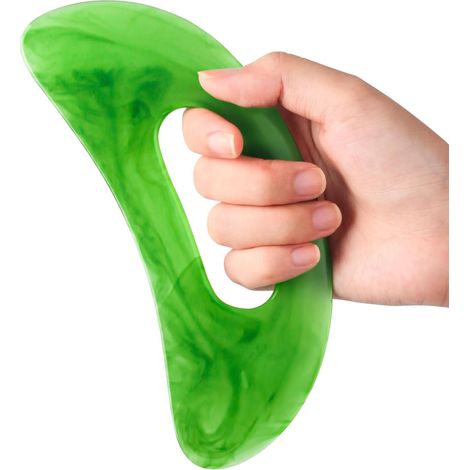 Outil de massage Gua Sha pour le corps avec poignée, plus grand outil Guasha pour le massage du dos, du cou, du visage, des jambes, du drainage lymphatique, de la cellulite (1/5)