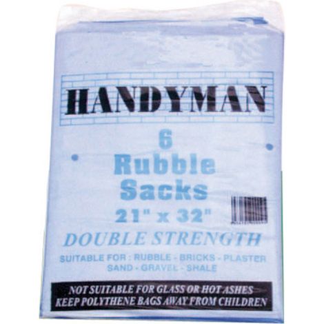 Primaflow Rubble Sacks 21" x 32" - 6 Pack (1/2)