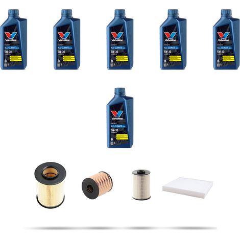 Kit tagliando 4 FILTRI e 6L OLIO compatibile con Ford Kuga II 2.0 TDCI 120kw dal 2013 (1/5)