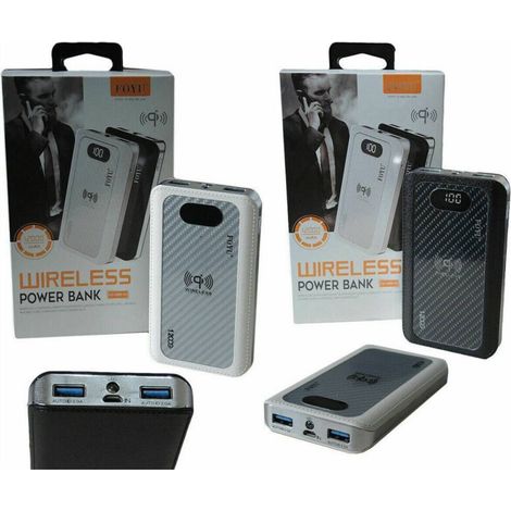 Power Bank 4 En 1 Chargeur Sans Fil Qi Led 12 000 Mah (1/5)