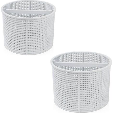 2pcs Panier de rechange pour écumoire de piscine, pour modèles Hayward SPX1082CA et Aladdin B-152, panier d'écumoire SP1082 SP1083 SP1084 1085 1086 (1/4)