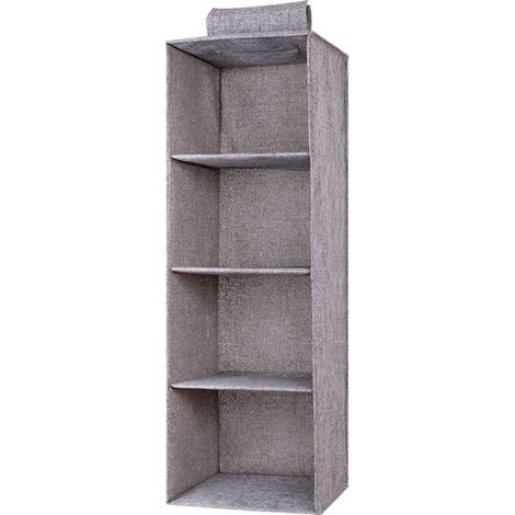 royaluxe - Accueil Vêtements Tiroir Suspendu Tri Organisateur Sous-Vêtements Soutien-Gorge Chaussettes Serviette De Rangement Armoire, Gris, CHINE (1/5)