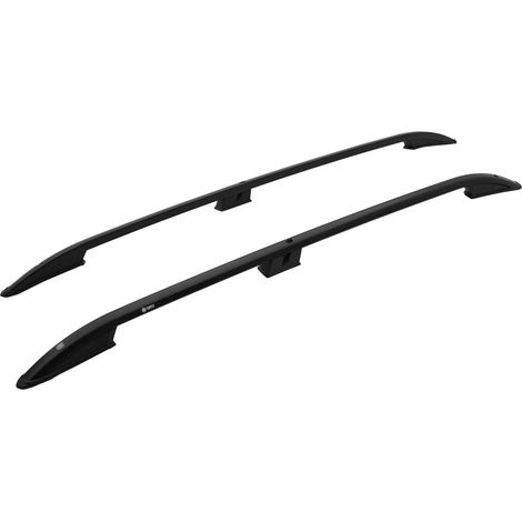 TURTLE kompatibel mit Citroen Berlingo 2008-2018 Dachreling Crown Schwarz (1/5)