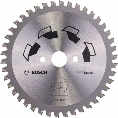Lama per sega circolare bosch argento 150 mm 42 denti