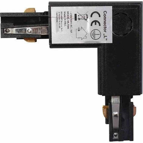 Connecteur de lampe pour rail d'éclairage noir à 3 circuits Type : LD (1/3)