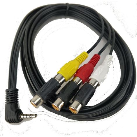 ADN-CD-RM10 - Cable mini-jack RCA compatible avec AVIC