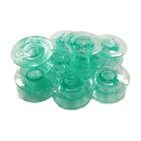 Husqvarna Viking Green Set med 10 sybroderimaskinspolar (1/4)