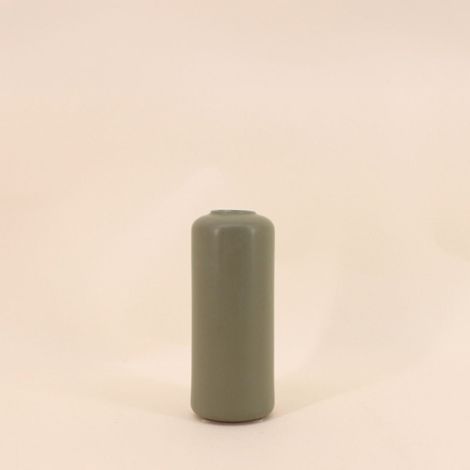 Vase en céramique kaki, H20cm (1/5)