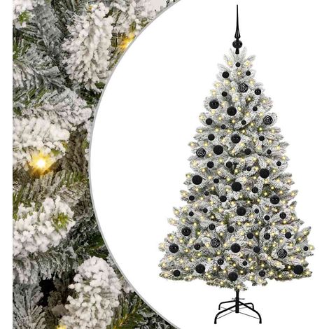 Árbol de Navidad artificial Verde y 180 cm PVC y Metal vidaXL