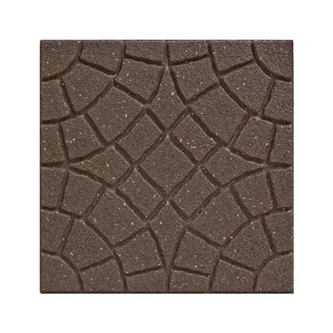 Dalle de terrasse marron 45x45cm (1/3)