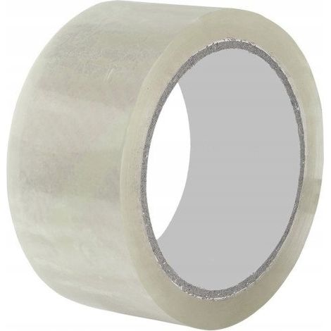 Cinta de embalaje resistente y transparente de 48 mm x 35 m