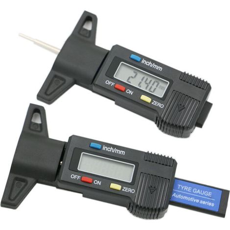 Jauge de Profondeur  , Numérique de Pneu-Jauge pour Moto, Voiture 2pcs (1/5)