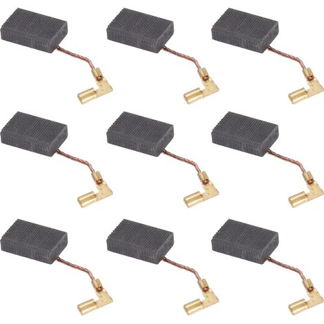Ej.Life Kohlebürsten-Ersatz, Kohlebürsten-Ersatz, 20-teiliges Kohlebürsten-Set, Ersatzteil für Elektrische Handbohrmaschine, Winkel A (1/5)