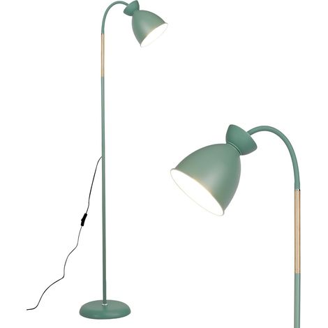Stehlampe Leselampe Grün Giraffe, Schwenkbare Stehleuchte Wohnzimmer E27 Fassung Max. 60W, Höhe 159cm, ohne Leuchtmittel (1/5)