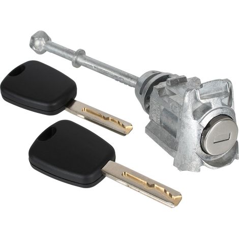 Inserto serratura porta anteriore sinistra Peugeot 308 I 07-14 + 2 chiavi (1/2)