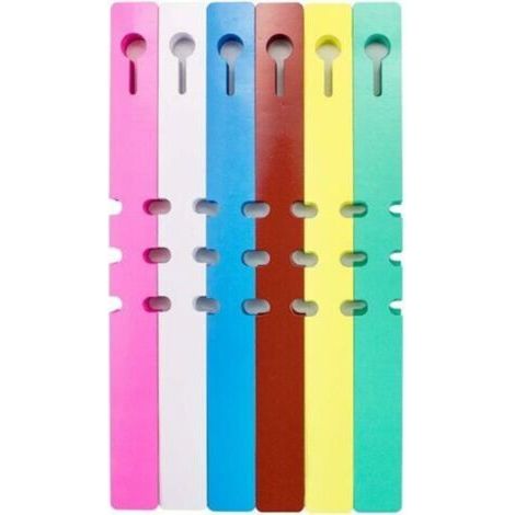 600 étiquettes plastique pour plantes de jardin, rondes avec anneau suspendu – étiquettes réutilisables, résistantes aux intempéries, idéales pour marquer herbes, fleurs, légumes et arbustes (1/5)