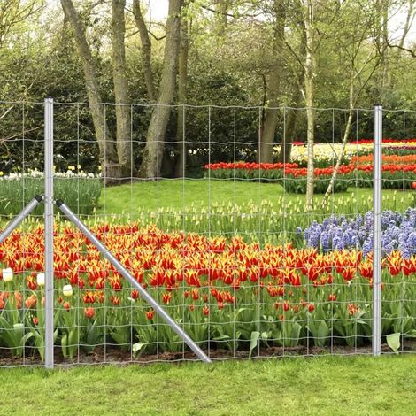 Grillage Rempart Lourd Galvanisé 1,4m x 50m - Mailles Progressives 15cm (1/4)