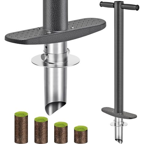 Plantoir à Bulbes, Outil de Désherbage de Jardin 93cm Plantoir pour Tulipes 7.6-15cm Profondeur Accessoire Jardinage Bulbes bec Outil Multifonctionnel Jardinage la Libération Terre Compactée (1/5)