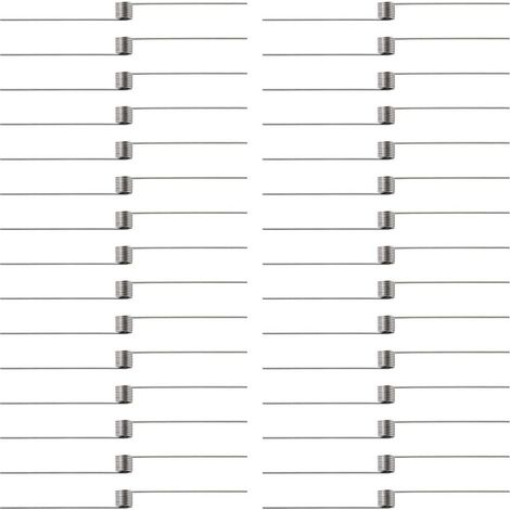 30 Pieces 0.5 x 5 mm 180° Torsion Springs, Stainless Steel Torsion Springs, V-Shaped Spring Angle for Woodworking, DIY, Furniture, Repair Project (1/5)