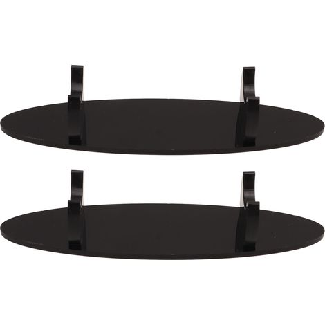 Support 2PCS Porte-stylo Acrylique Noir pour Bureau École Maison - Présentoir Organisateur Pinceaux Maquillage (1/5)