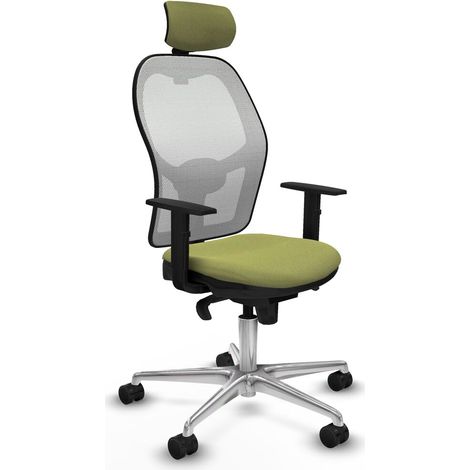 Sedia Ufficio con Poggiatesta Piqueras y Crespo 1D086N2 Verde (1/5)
