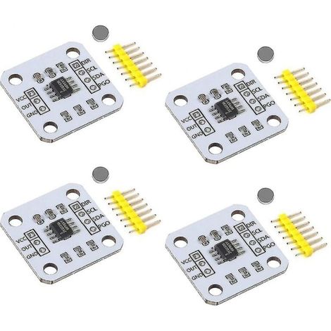 pièces As5600 encodeur magnétique Module de capteur de mesure d'angle d'induction magnétique 12 bits haut (1/4)