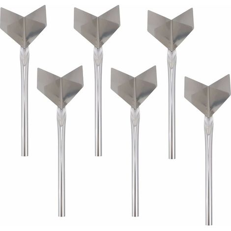 DEESSE SHOP - Outil d'angle en béton pour plaque de plâtre 6 pièces avec truelle à grattoir à poignée en acier inoxydable pour outils de finition d'angle extérieur 24 x 7. 5cm (1/5)